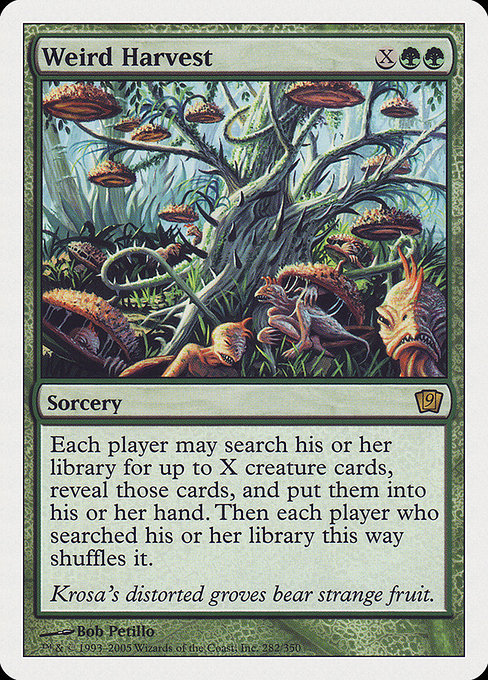 Weird Harvest - Ninth Edition Rare Card