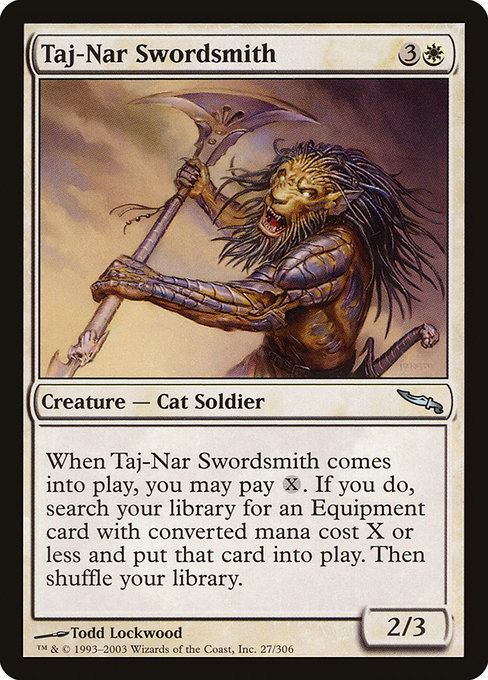 Taj-Nar Swordsmith - Mirrodin Uncommon Card