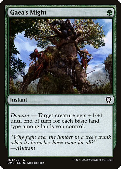 Gaea's Might - Dominaria United Common Card