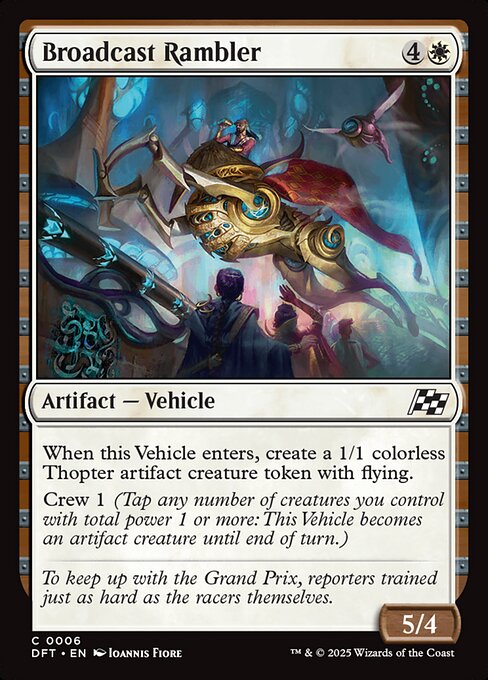 Broadcast Rambler - Aetherdrift Common Card