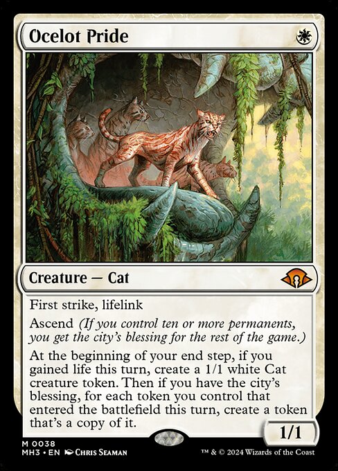 Ocelot Pride - Modern Horizons 3 Mythic Card