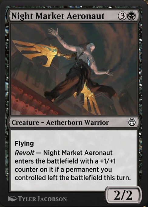 Night Market Aeronaut - Kaladesh Remastered Common Card