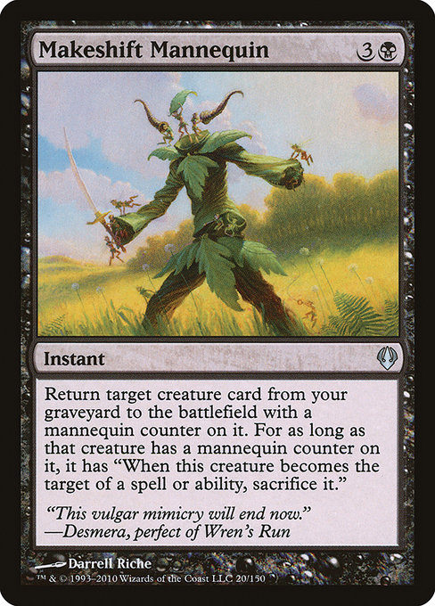 Makeshift Mannequin - Archenemy Uncommon Card