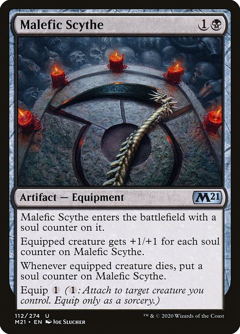 Malefic Scythe - Core Set 2021 Uncommon Card