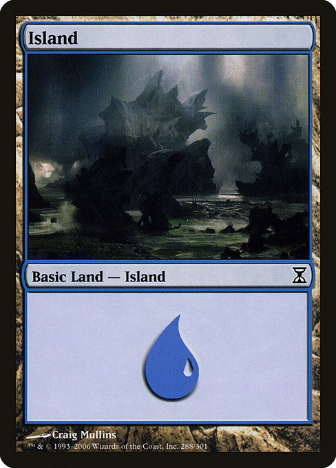 Island - Time Spiral Common Card