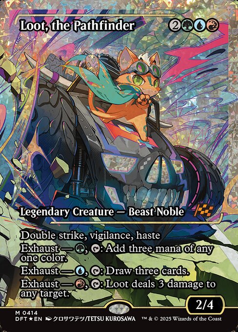 Loot, the Pathfinder - Aetherdrift Mythic Card
