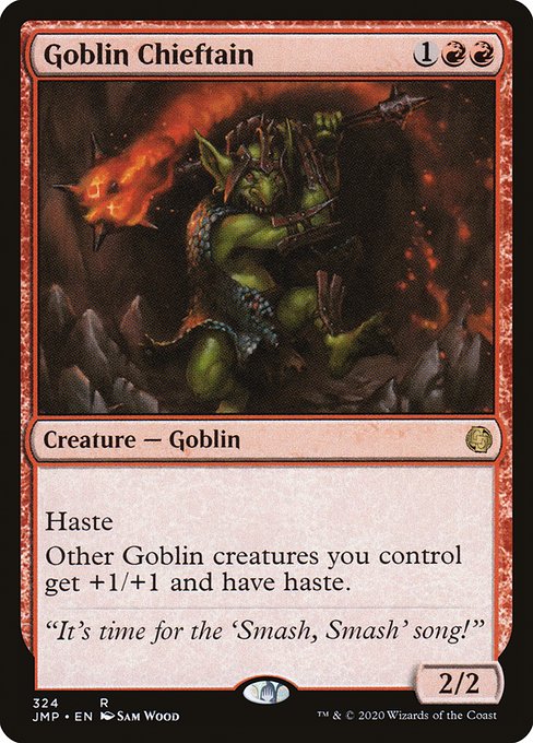Goblin Chieftain - Jumpstart Rare Card