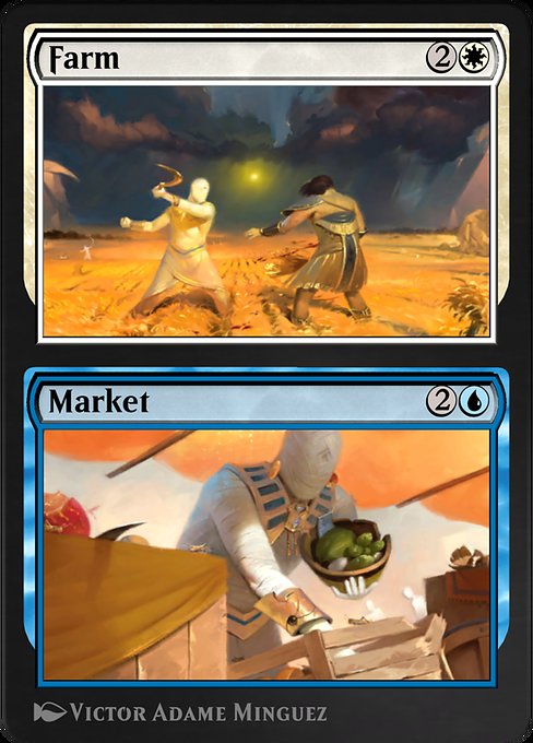 Farm // Market - Amonkhet Remastered Uncommon Card