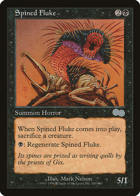 Spined Fluke - Urza's Saga Uncommon Card