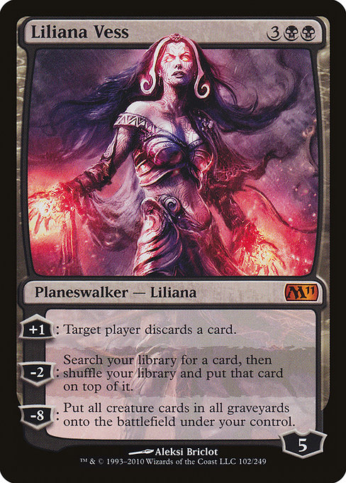 Liliana Vess - Magic 2011 Mythic Card