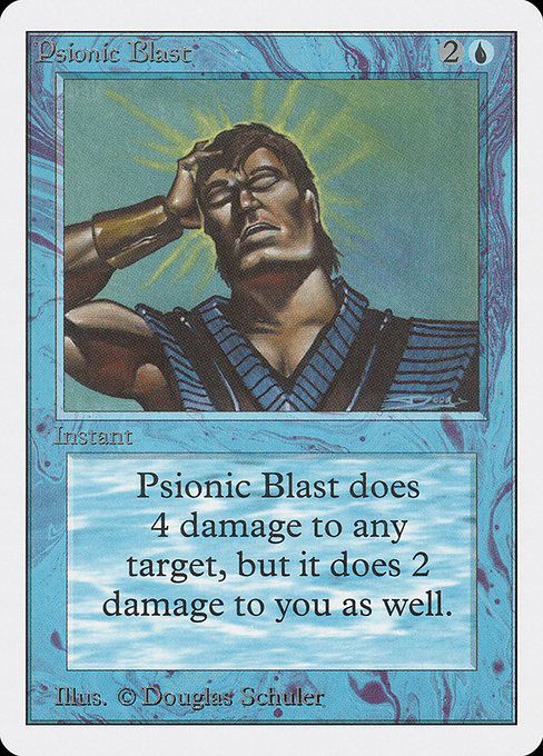 Psionic Blast - Unlimited Edition Uncommon Card