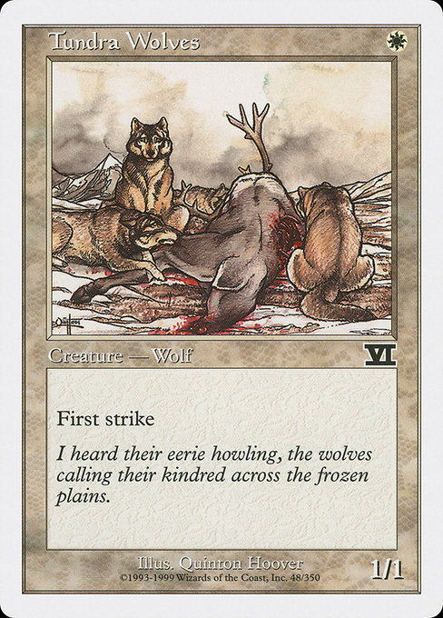 Tundra Wolves - Classic Sixth Edition Common Card
