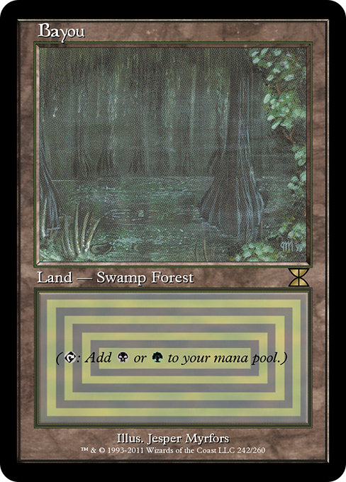 Bayou - Masters Edition IV Rare Card