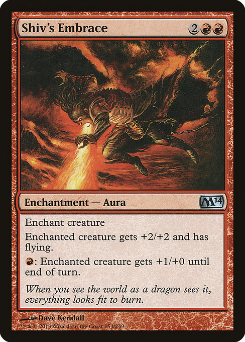 Shiv's Embrace - Magic 2014 Uncommon Card