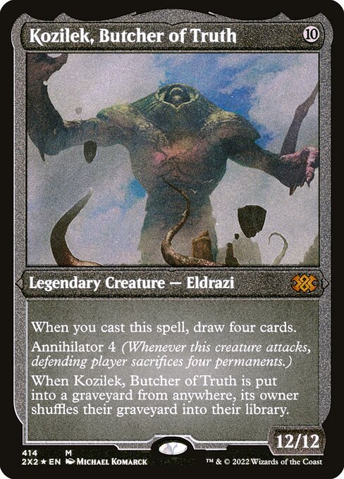 Kozilek, Butcher of Truth - Double Masters 2022 Mythic Card