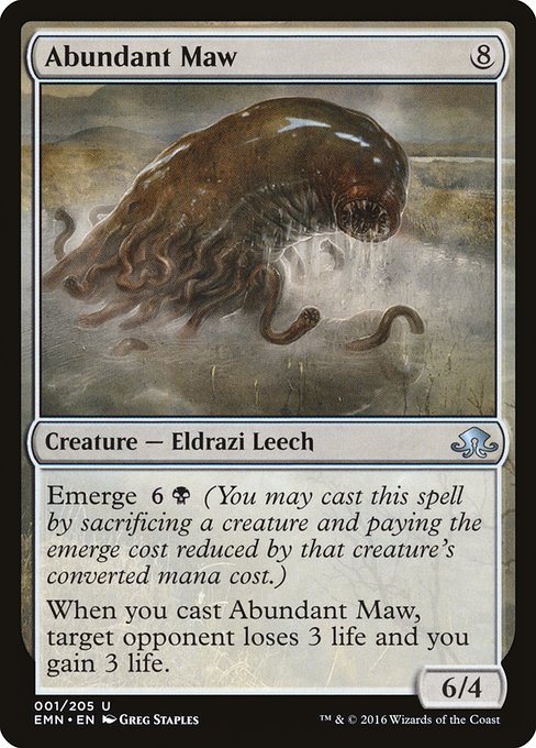 Abundant Maw - Eldritch Moon Uncommon Card