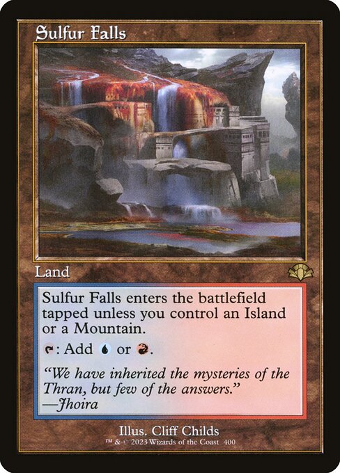 Sulfur Falls - Dominaria Remastered Rare Card