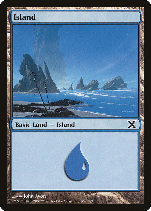 Island - Tenth Edition Common Card