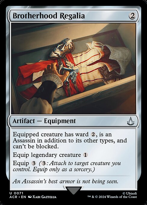 Brotherhood Regalia - Assassin's Creed Uncommon Card