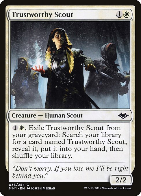 Trustworthy Scout - Modern Horizons Common Card