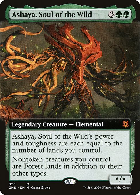 Ashaya, Soul of the Wild - Zendikar Rising Mythic Card