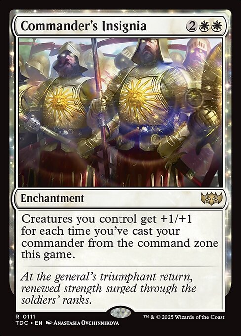 Commander's Insignia - Tarkir: Dragonstorm Commander Rare Card