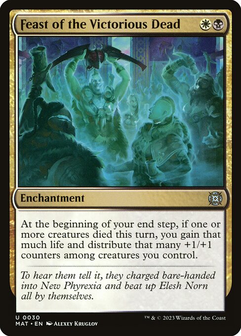 Feast of the Victorious Dead - March of the Machine: The Aftermath Uncommon Card