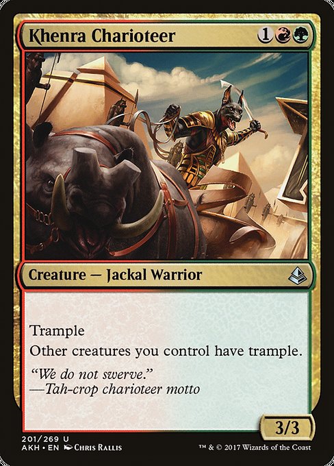 Khenra Charioteer - Amonkhet Uncommon Card