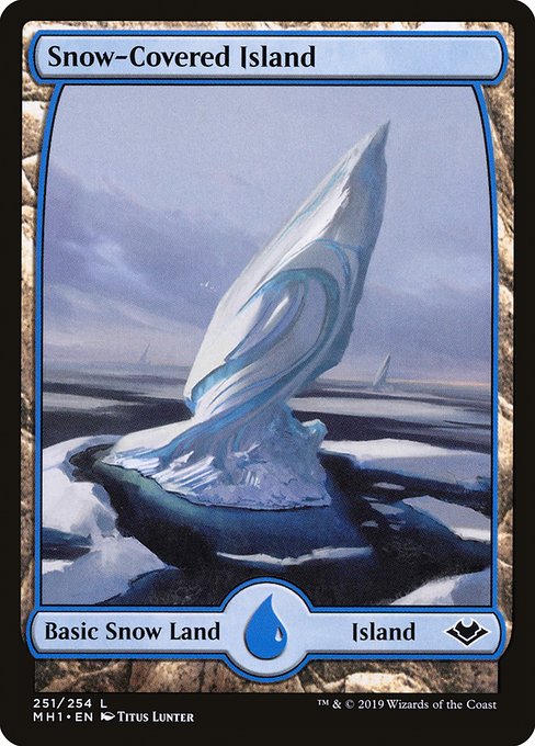 Snow-Covered Island - Modern Horizons Common Card