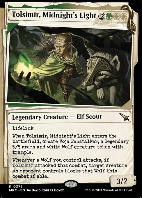 Tolsimir, Midnight's Light - Murders at Karlov Manor Rare Card