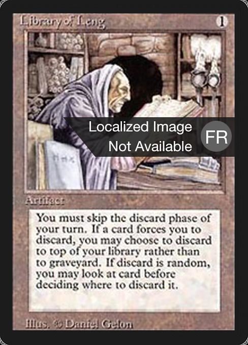 Library of Leng - Foreign Black Border Uncommon Card