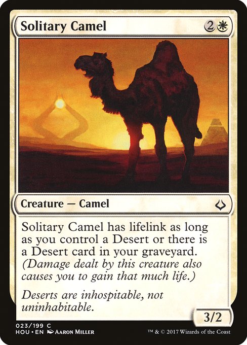 Solitary Camel - Hour of Devastation Common Card