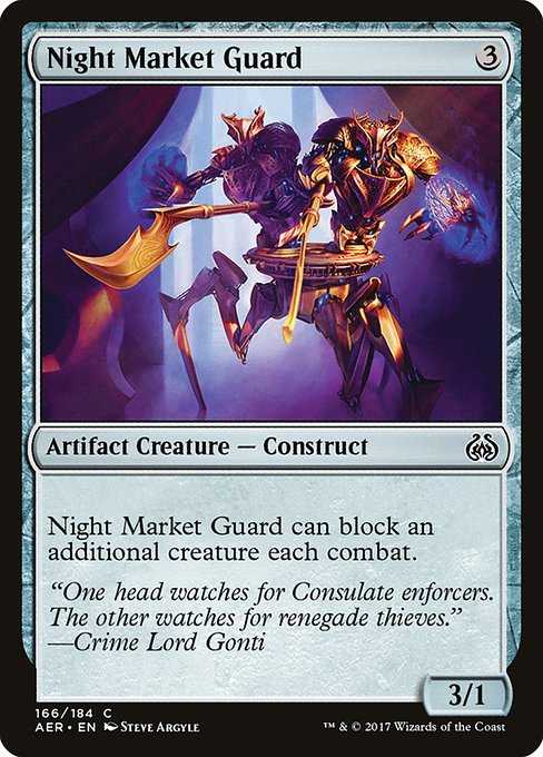 Night Market Guard - Aether Revolt Common Card