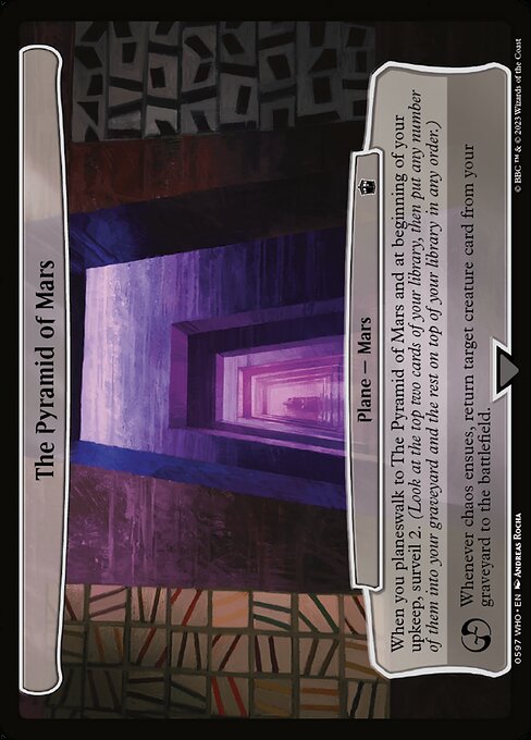 The Pyramid of Mars - Doctor Who Common Card