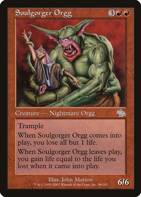 Soulgorger Orgg - Judgment Uncommon Card