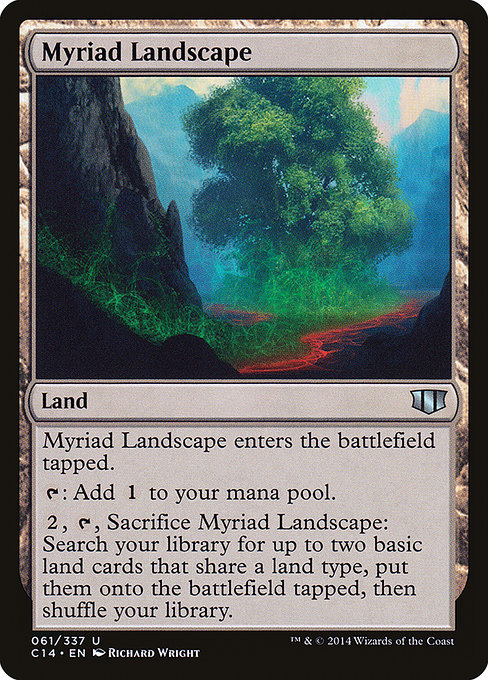 Myriad Landscape - Commander 2014 Uncommon Card