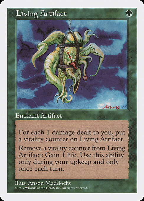 Living Artifact - Fifth Edition Rare Card