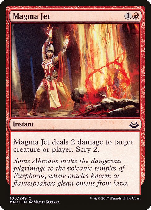 Magma Jet - Modern Masters 2017 Common Card