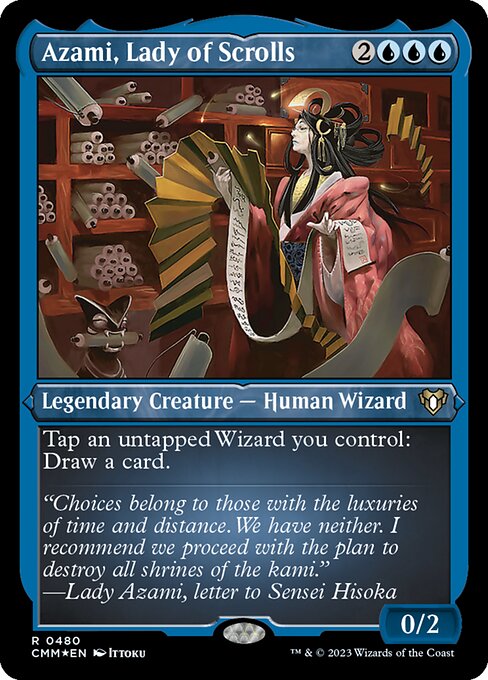 Azami, Lady of Scrolls - Commander Masters Rare Card