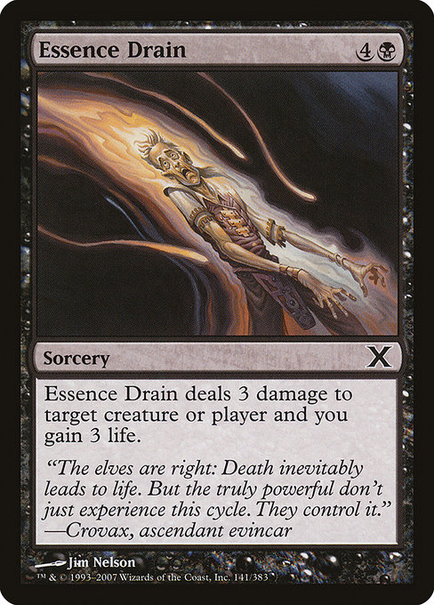 Essence Drain - Tenth Edition Common Card