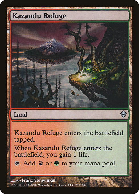 Kazandu Refuge - Zendikar Uncommon Card