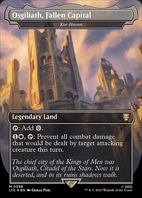Kor Haven - Tales of Middle-earth Commander Mythic Card