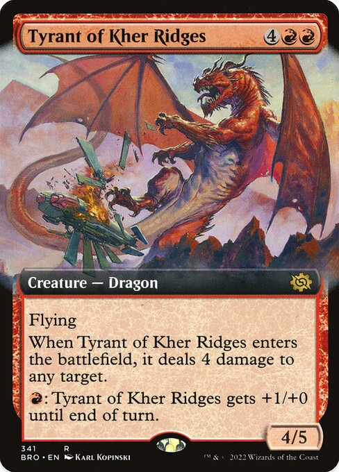 Tyrant of Kher Ridges - The Brothers' War Rare Card