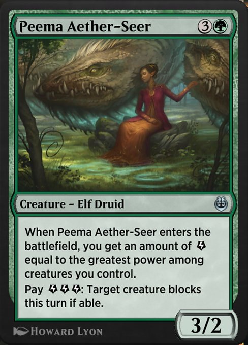Peema Aether-Seer - Kaladesh Remastered Uncommon Card
