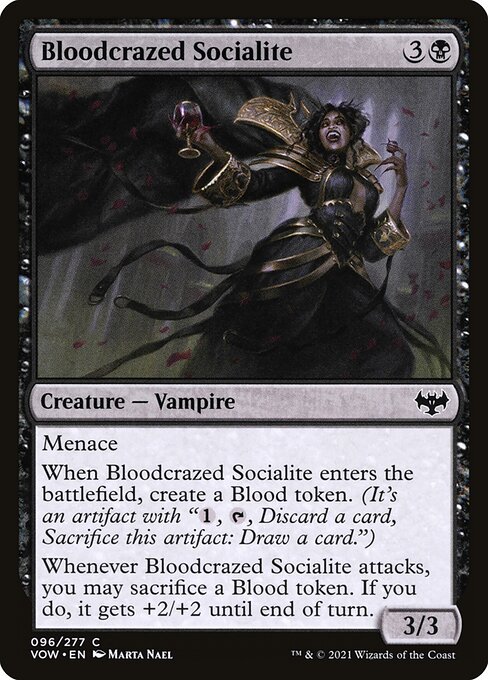 Bloodcrazed Socialite - Innistrad: Crimson Vow Common Card