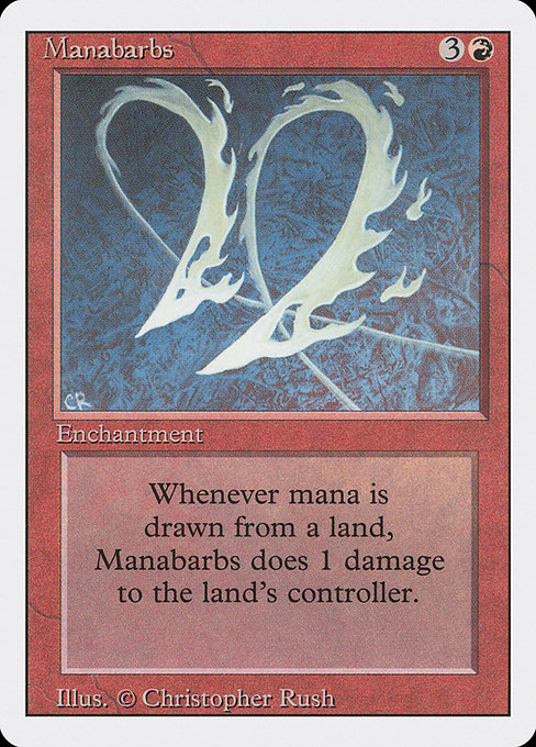 Manabarbs - Revised Edition Rare Card