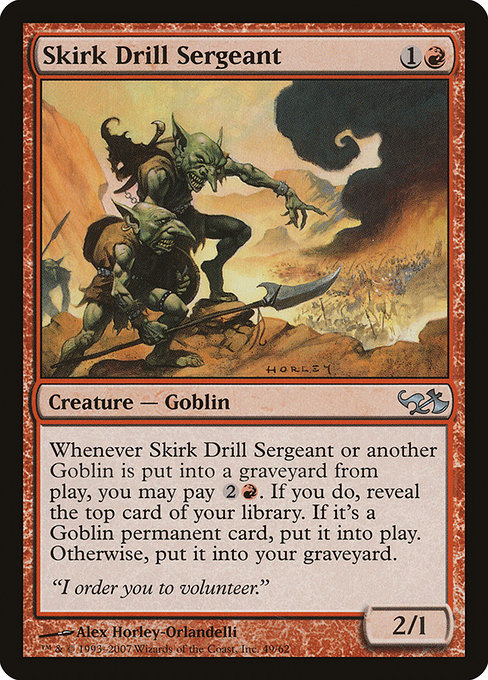 Skirk Drill Sergeant - Duel Decks: Elves vs. Goblins Uncommon Card