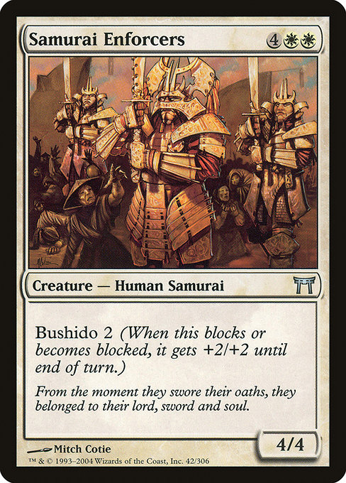 Samurai Enforcers - Champions of Kamigawa Uncommon Card