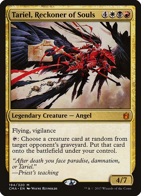 Tariel, Reckoner of Souls - Commander Anthology Mythic Card