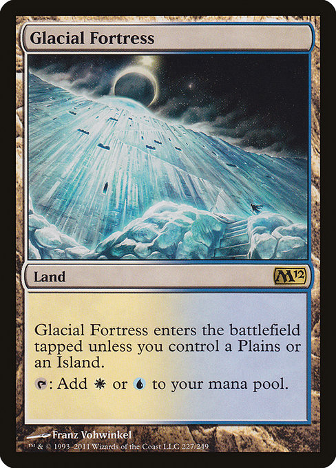 Glacial Fortress - Magic 2012 Rare Card